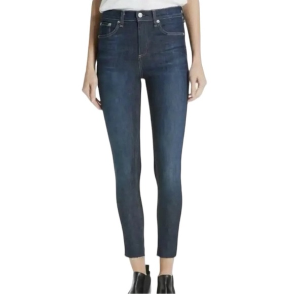 Rag & Bone 10” Ankle Skinny Jean Mad River Blue 26 - Picture 1 of 13